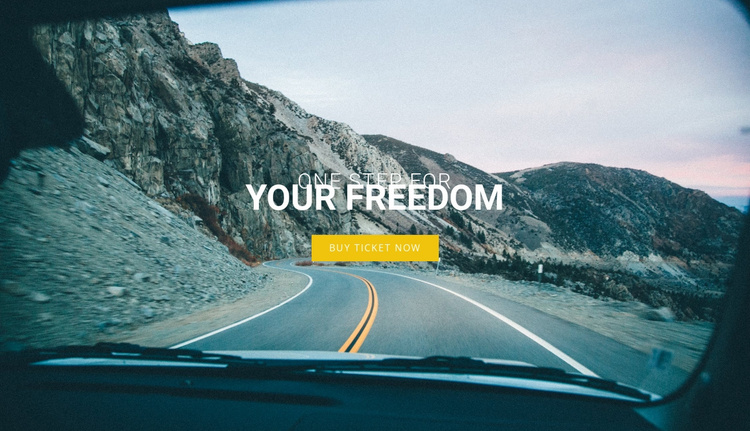 Let's go to your freedom Website Template