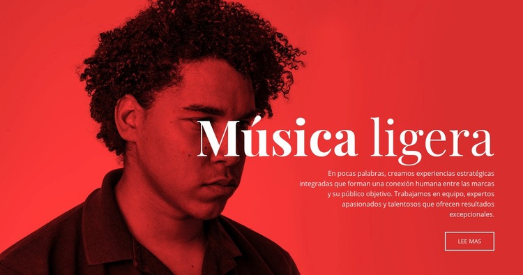 Centro musical Plantilla HTML