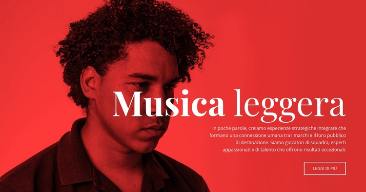 Centro musicale Costruttore di siti web HTML