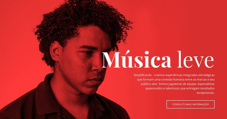 Centro musical Construtor de sites HTML