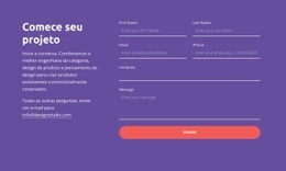 Comece Seu Projeto