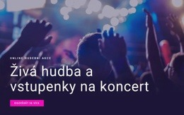 Živá Hudba A Lístky Na Koncert