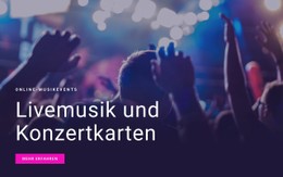 Live Mosic Und Konzertkarten Event-WordPress