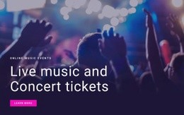 Live Mosic And Concert Tickets