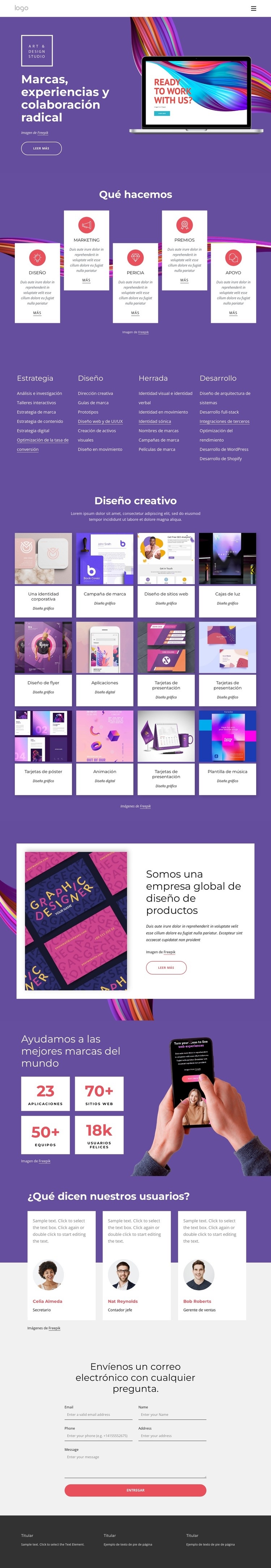 El buen diseño provoca emociones y debe sentirse Diseño de páginas web