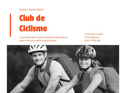 Cursos De Habilidades Ciclistas: Plantilla HTML Sencilla