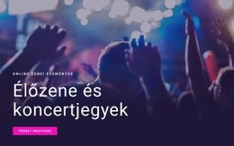 Élő Mosik És Koncertjegyek Egyoldalas Webhely