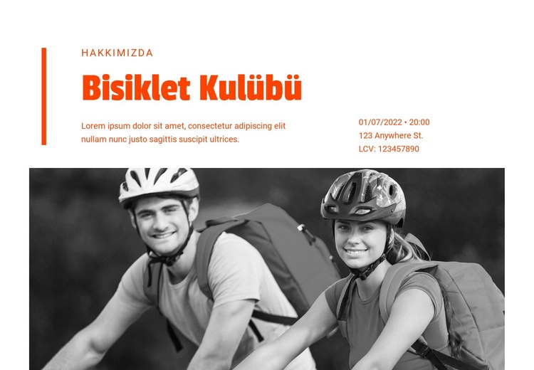  Bisikletçi beceri kursları Web Sitesi Oluşturucu Şablonları