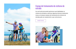 Clube De Treinamento De Ciclismo De Estrada - Tema WordPress Multifuncional