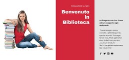 Biblioteca Online Didattica Modelli Di Sito Web Della Scuola