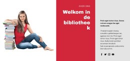 Educatieve Online Bibliotheek - HTML-Sjabloon Van Één Pagina