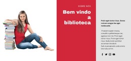 Designer De Site Para Biblioteca Educacional Online