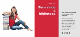 Biblioteca Educacional Online - Modelo Em Branco HTML5