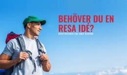 Vandringsupplevelser Över Hela Världen - HTML-Målsida