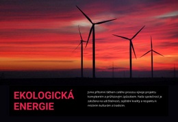 Návrh Webových Stránek Pro Eko Větrná Energie