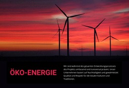 Öko-Windenergie - HTML Page Creator