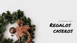 Regalos Y Obsequios Caseros - Mejor Diseño De Plantilla De Sitio Web