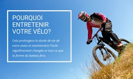 Service Vélo - Design HTML Page Online