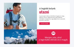 Webhelytervezés A Legjobb Utazási Helyek Bármilyen Eszközhöz