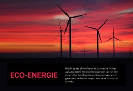Websiteontwerp Voor Eco Windenergie