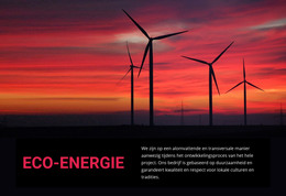 Eco Windenergie - HTML-Websjabloon