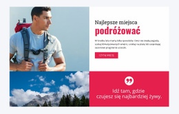 Najlepsze Miejsca Do Podróży - Profesjonalny Motyw WordPress