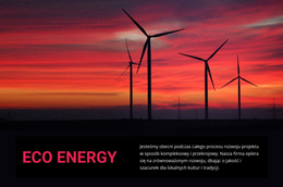 Eko Energia Wiatru - Funkcjonalność Motywu WordPress