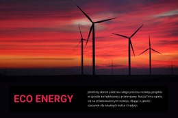 Eko Energia Wiatru – Szablon Premium