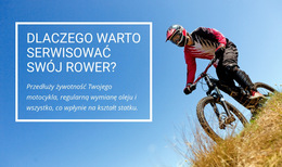 Serwis Rowerowy - Darmowe Szablony Motywów HTML5