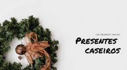 Presentes E Presentes Caseiros Abertura Da Loja De Natal