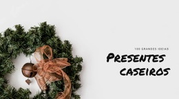 Presentes E Presentes Caseiros - Tema WordPress Multiuso Criativo