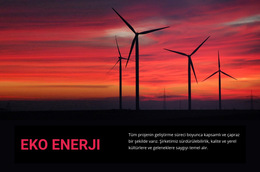 Eko Rüzgar Enerjisi - Açılış Sayfası