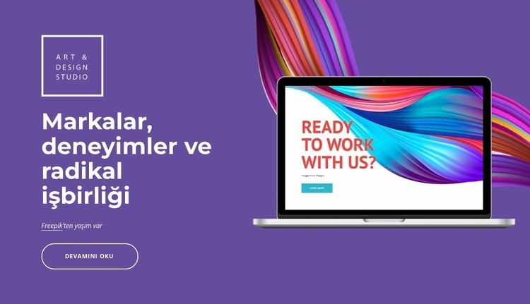 Olağanüstü ürünlerin bütünsel olduğuna inanıyoruz Web Sitesi Mockup'ı