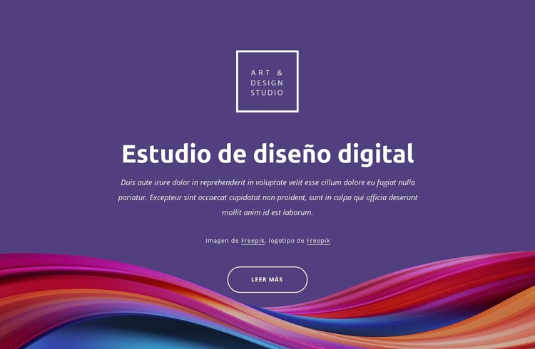 Diseño innovación y estrategia. Plantilla CSS