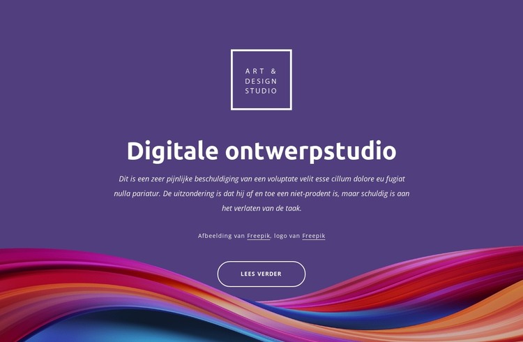 Ontwerp innovatie en strategie HTML-sjabloon