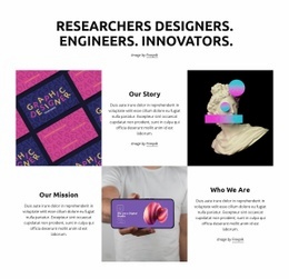 We Are Researchers And Innovators