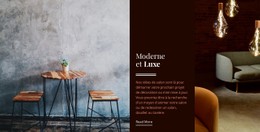 Personnalisez Votre Espace De Vie Modèle De Site Web HTML CSS