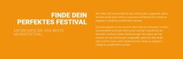 WordPress-Theme Für Finde Dein Perfektes Festival Herunterladen