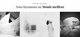 Nous Façonnons Un Monde Meilleur – Modèle D'Une Page Prêt À L'Emploi