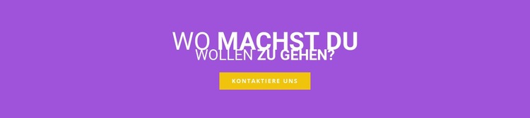 Farbige Überschrift und Schaltfläche Website Builder-Vorlagen