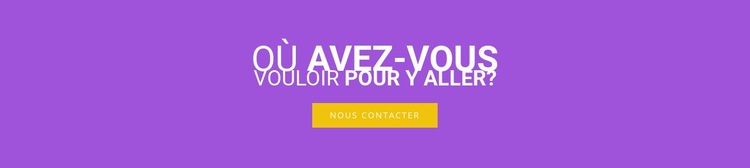 En-tête et bouton colorés Modèles de constructeur de sites Web