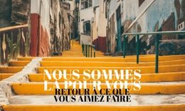 Explorer De Nouvelles Villes - Modèle HTML5 Réactif