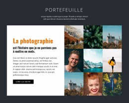 Portfolio De Photographie Professionnelle - Design HTML Page Online