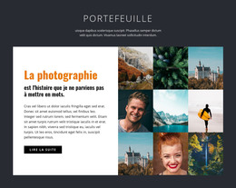 Portfolio De Photographie Professionnelle - Modèle De Page HTML