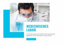 Medizinisches Und Wissenschaftliches Labor - Anpassbares, Professionelles Website-Modell
