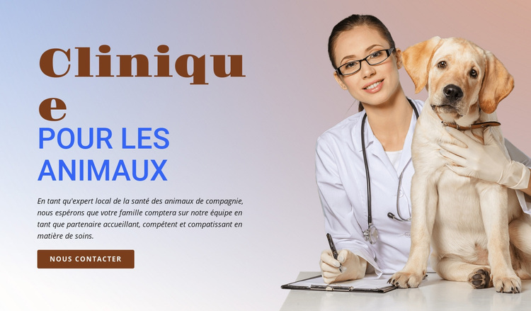 Clinique pour animaux Thème WordPress