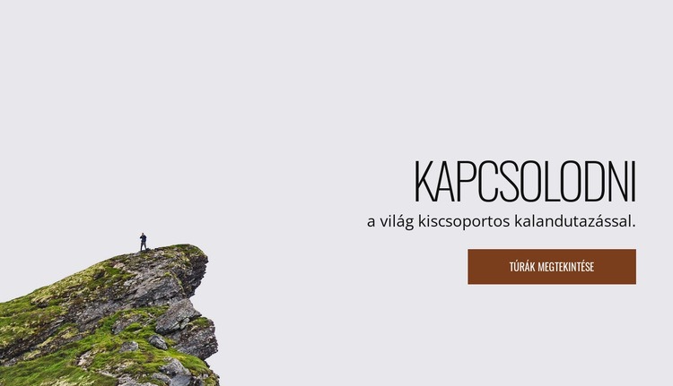 Kiscsoportos kalandtúrák Sablon