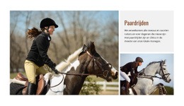 Sportief Paardrijden - HTML Website Maker