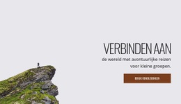 Avontuurlijke Reizen Met Kleine Groepen - HTML5 Blanco Sjabloon