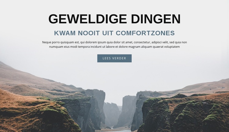 Maak verbinding met de wereld Website Builder-sjablonen